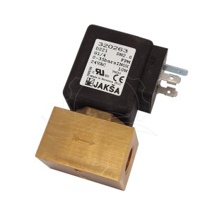 Electroválvula Jakša D221 0-35bar G1/4'' FPM inox 24V AC (320263)