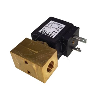 Electroválvula Jakša D221 0-25bar G1/4'' FPM 24V DC (320545)