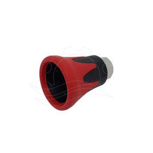 Protector de boquilla R+M ST-10 roja-negra G1/4'' (galvanizado)