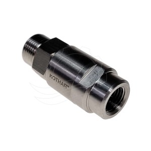 Racor giratorio Kothar recto G1/4''F-G3/8''M inox (300 180 533)