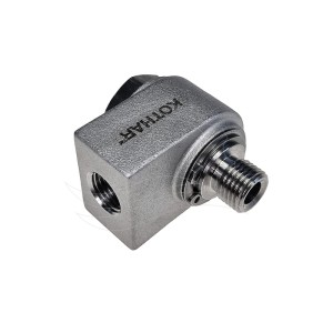 Racor giratorio Kothar en ángulo G3/8''F-G1/4''M inox (300 090 333)