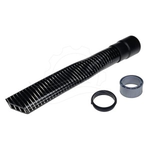 Boquilla flexible de aspirador 38mm negra (de clip)