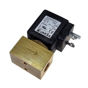 Electroválvula Jakša D221 0-35bar G1/4'' FPM 24V AC (320531)