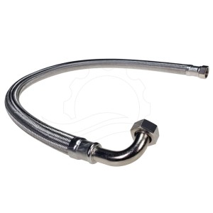 Manguera reforzada DN19 40cm G3/4'' recta-acodada