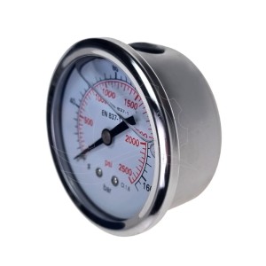 Manómetro de glicerina 0-10bar 63mm (conexión trasera)