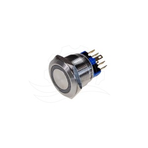 Pulsador Onpow GQ22 24V rojo