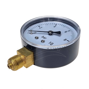 Manómetro 0-10bar 63mm (conexión inferior)