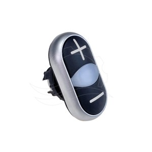 Actuador de pulsador +/- Eaton M22-DDL-S-X4/X5 negro