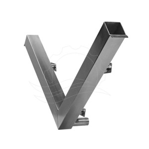 Porta lanzas doble lateral tipo V 70x70mm