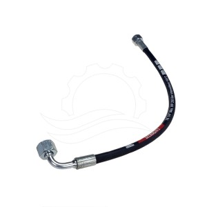 Manguera hidráulica de goma Selwash DN6 1SN 1,6m recta-acodada