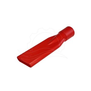 Boquilla de aspirador de plástico clásica 38mm corta roja